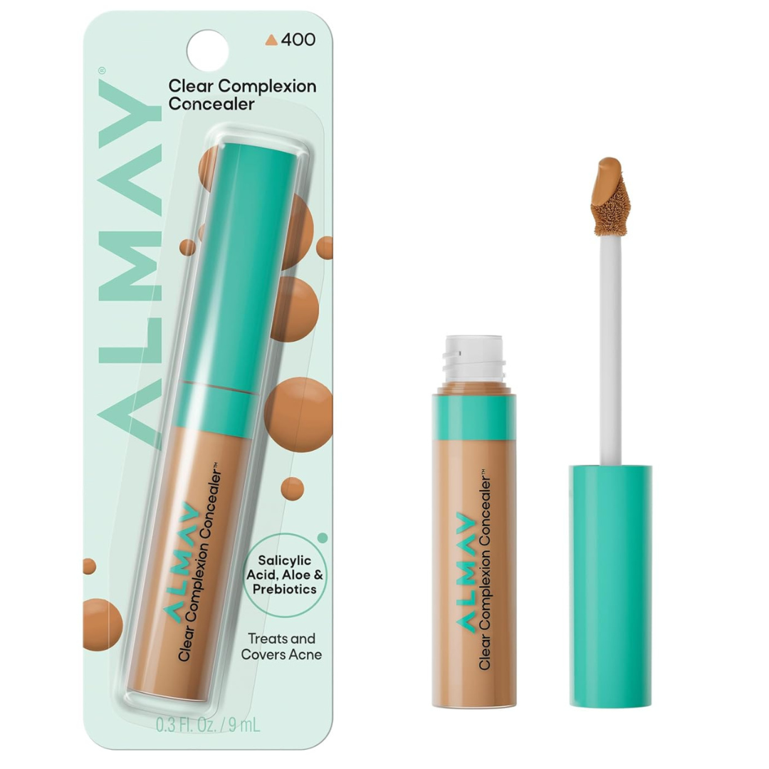 0.3 oz Almay Clear Complexion Concealer (400, Medium Deep W/Warm Undertone)
