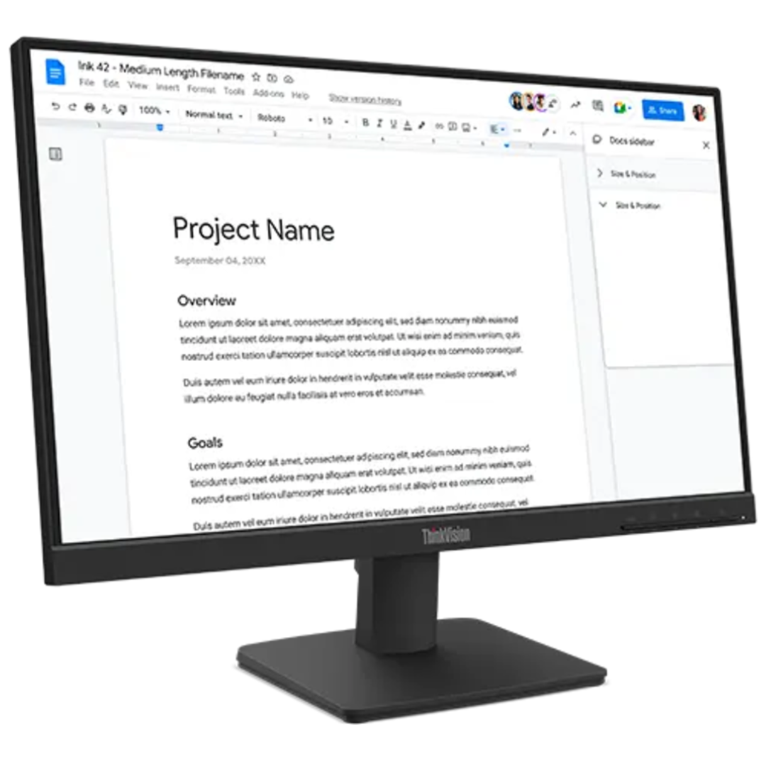 22" Lenovo ThinkVision S22-4e FHD 100Hz 4ms IPS LED Monitor