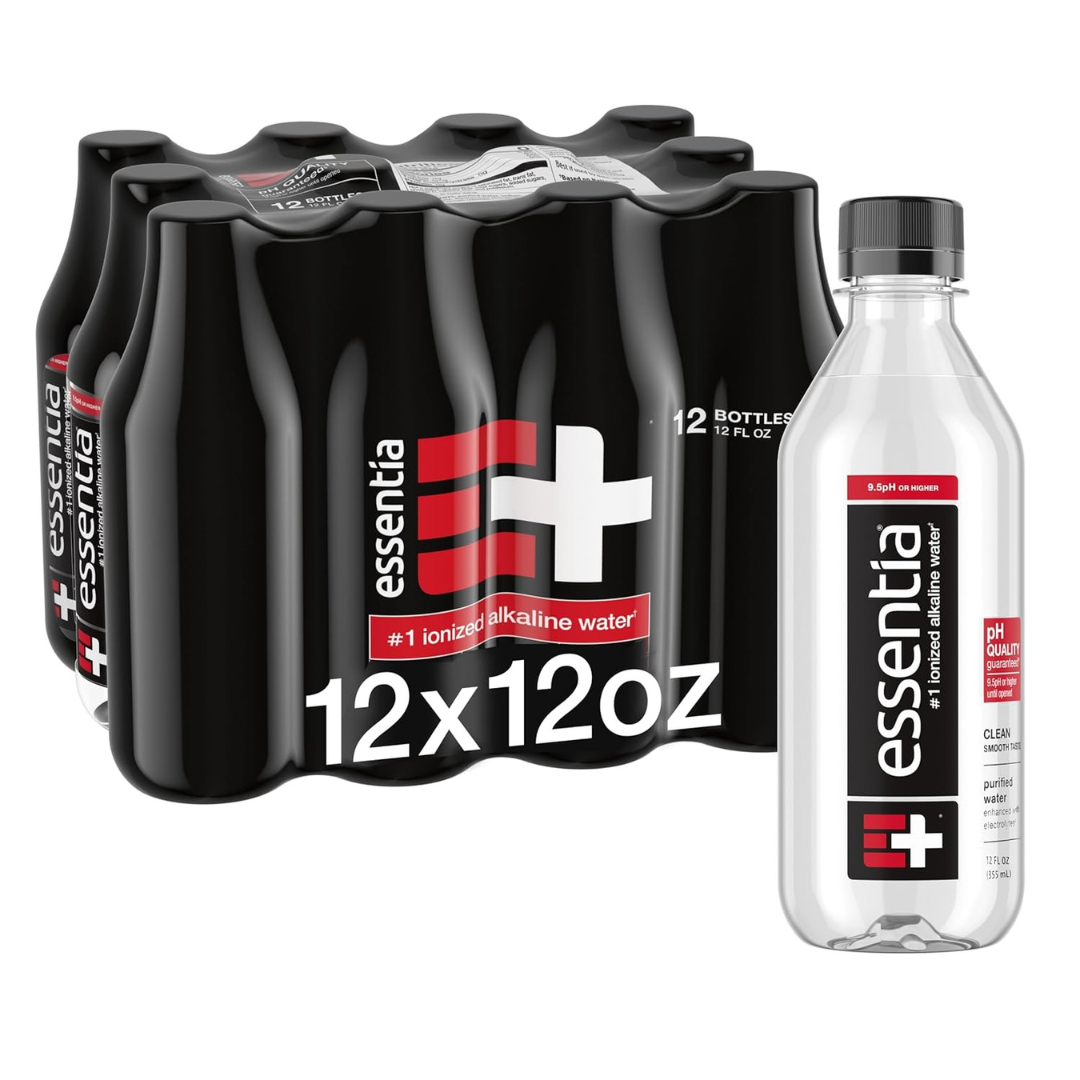 12-Pack 12-Oz Essentia Water LLC Bottled Ionized Alkaline Water