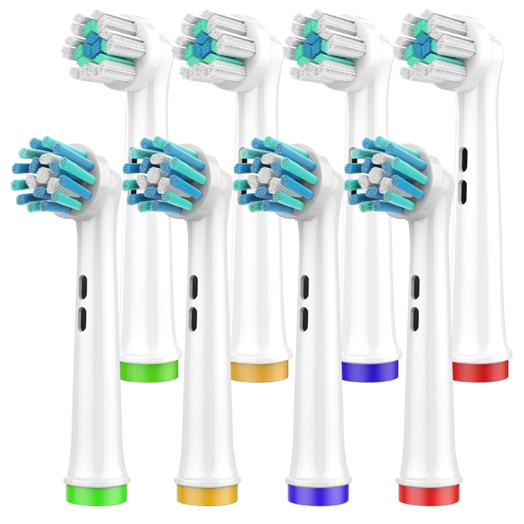 8-Pack Electric Toothbrush Heads Replacement Compatible With Oral B