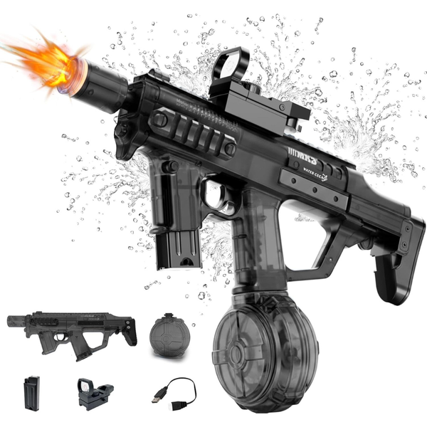 Automatic Electric Water Gun w/ High Capacity 500+Battery