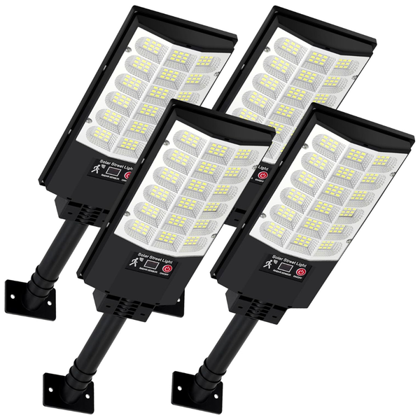 6-Pack 6500K LED Motion Solar Street Lights (Various)