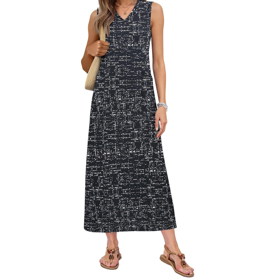 Women's Long Sleeveless Casual Maxi Dresses