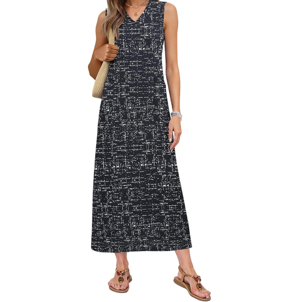 Women's Long Sleeveless Casual Maxi Dresses