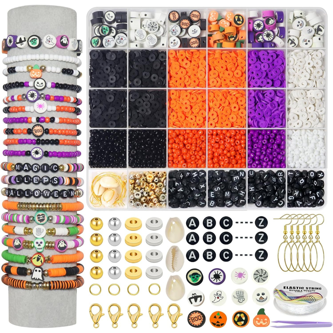 3300+PCS Clay Beads Bracelet Making Kit
