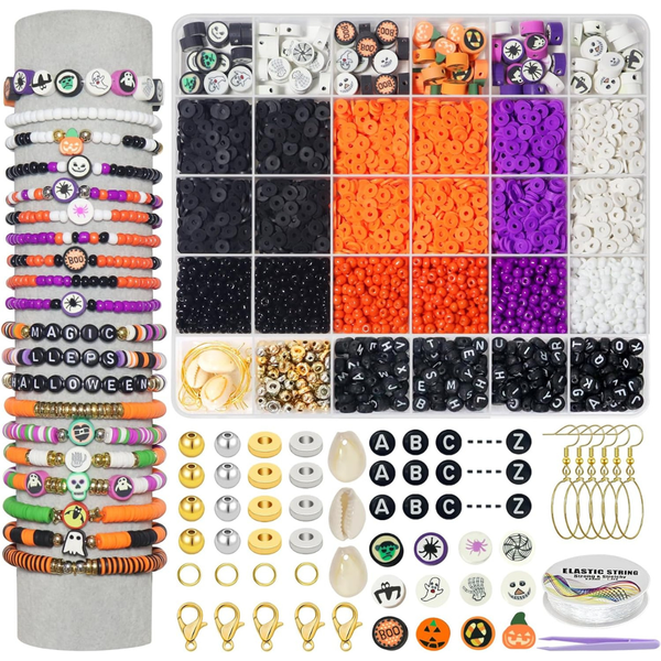 3300+PCS Clay Beads Bracelet Making Kit