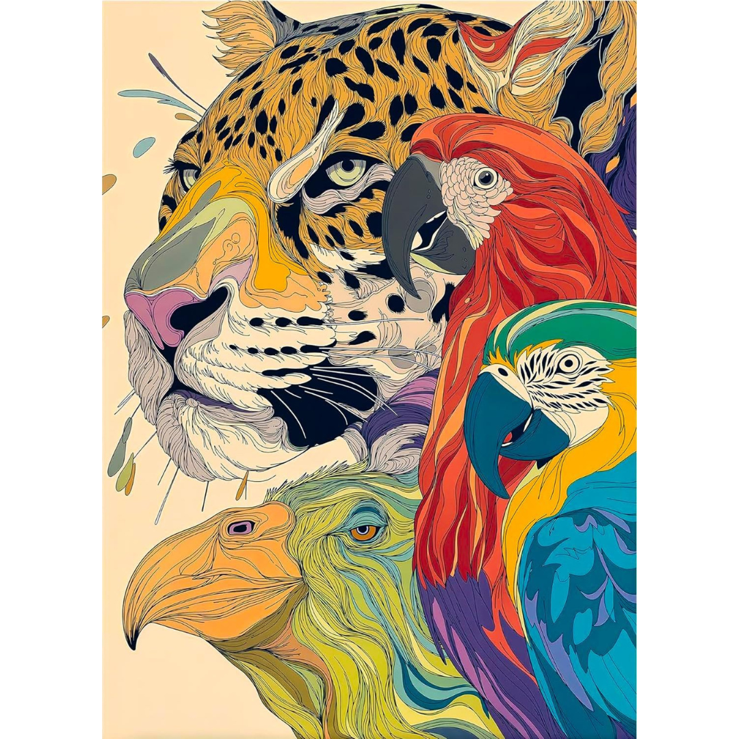 1000-Piece Colorful Jigsaw Puzzles