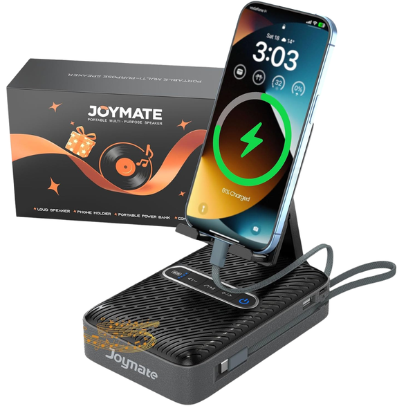 Charging Phone Stand with Bluetooth Speaker