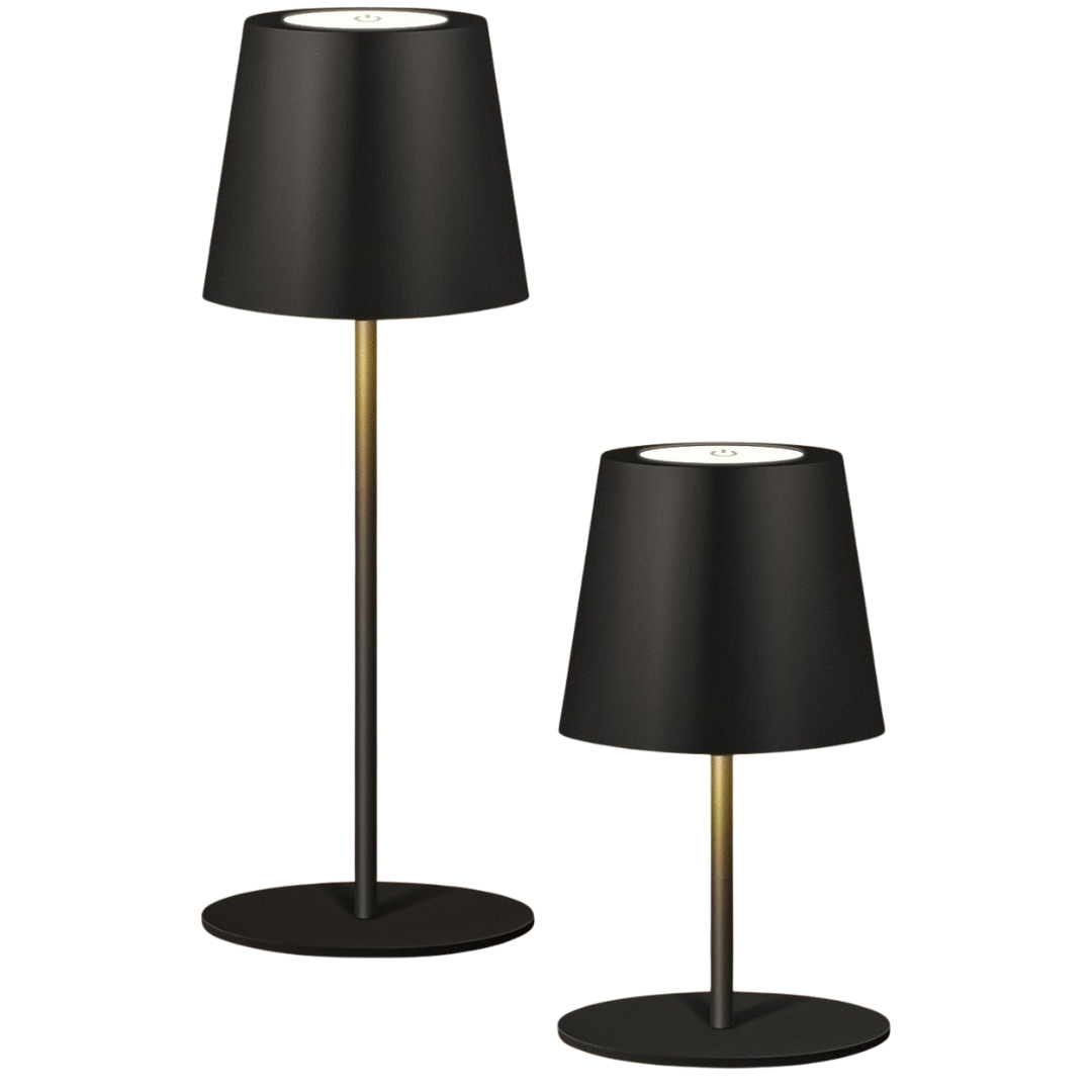2-Pack 3 Level Dimming LED Portable Cordless Table Lamp