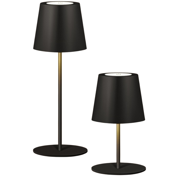 2-Pack 3 Level Dimming LED Portable Cordless Table Lamp