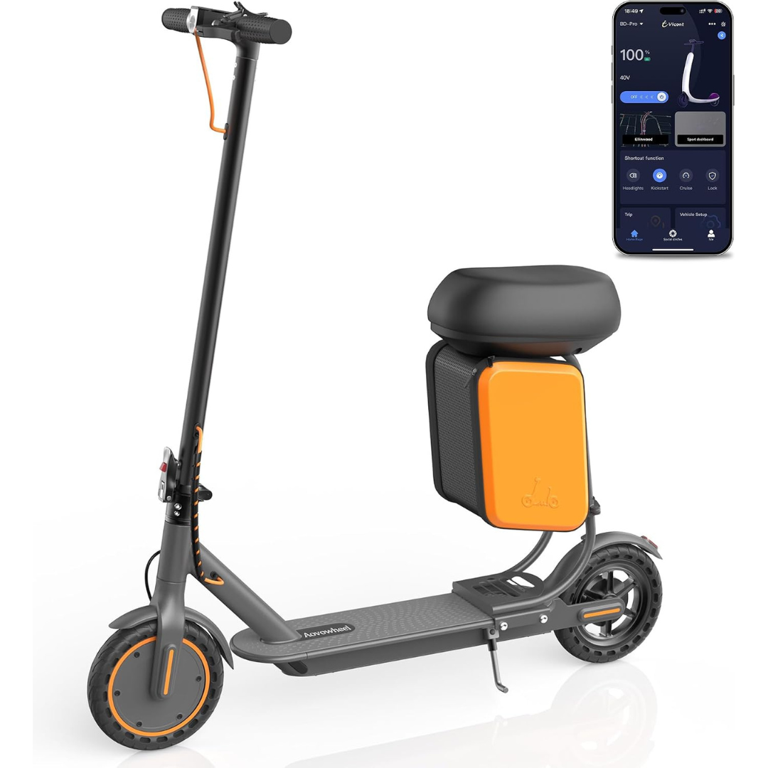 Aovowheel Folding Commuter Electric Scooter with 250W-500W Motor