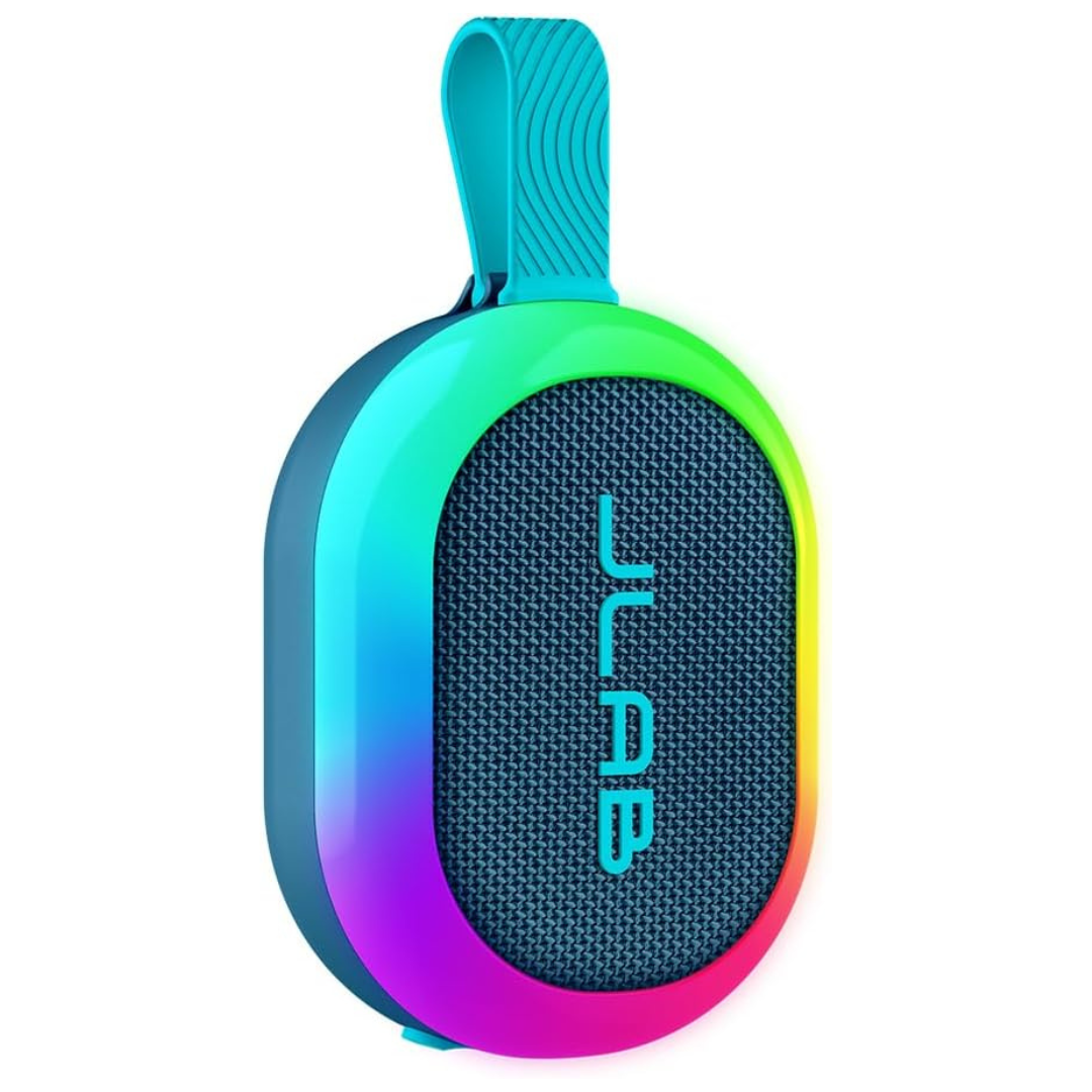 JLab Pop Party Portable Bluetooth Speaker w/ RGB LED Lighting (3 Colors)
