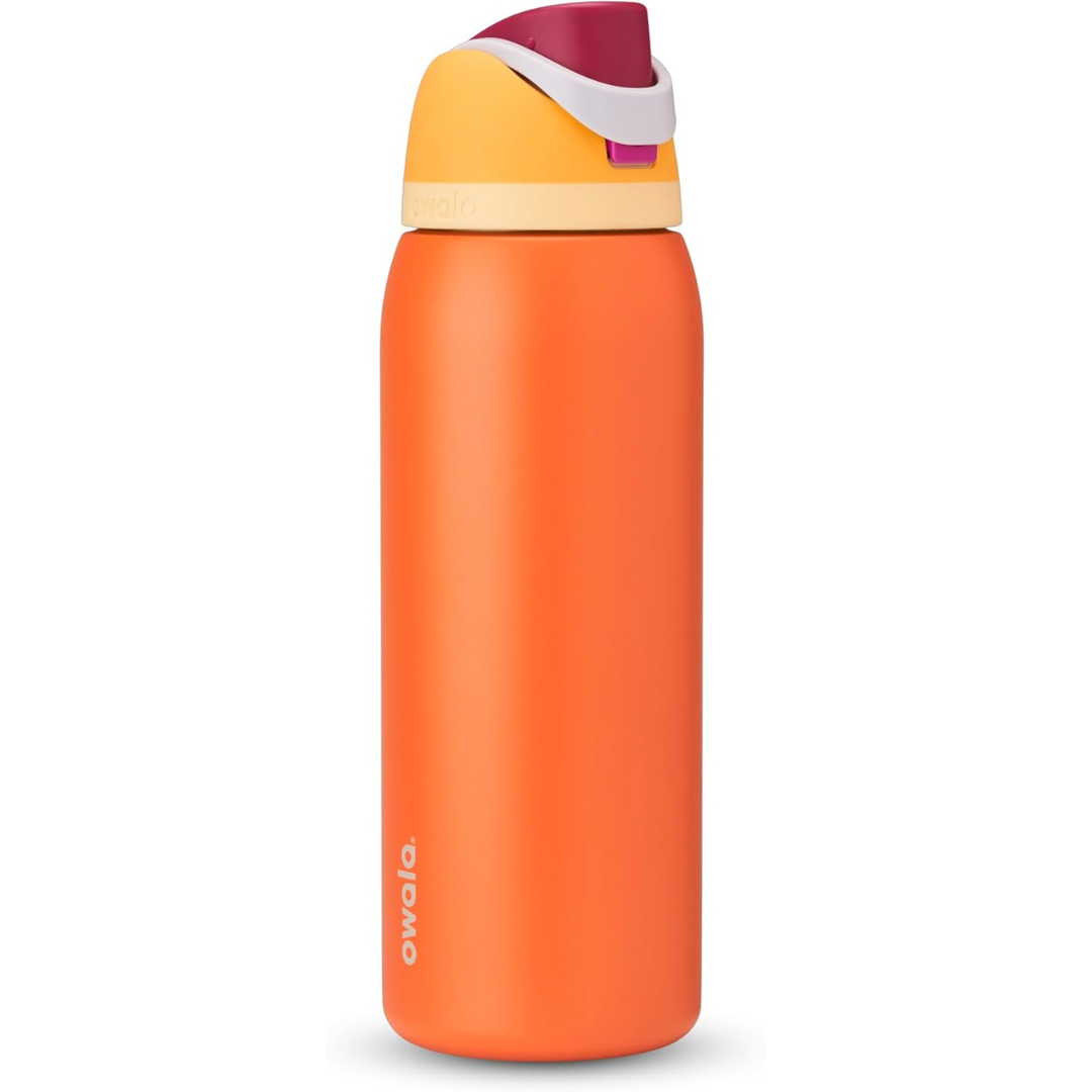 40-Oz Owala FreeSip Insulated Stainless Steel Water Bottle w/ Straw