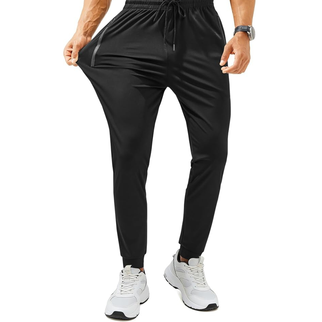 Men's Lightweight Athletic Sweatpants w/ Zipper Pockets (Various Colors)