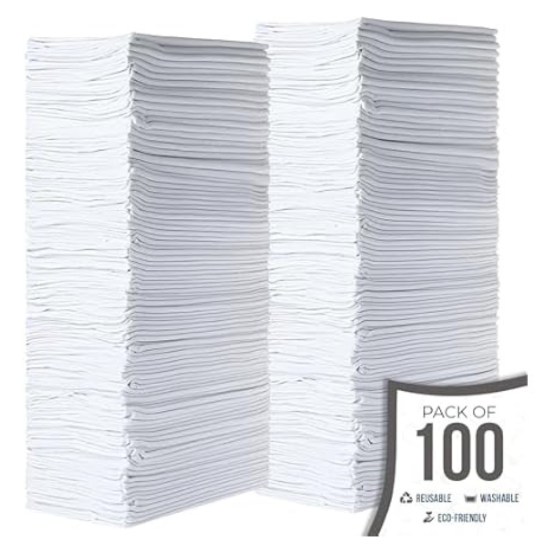 90-Pack 14'' X 12'' Commercial Grade Premium Shop Towels