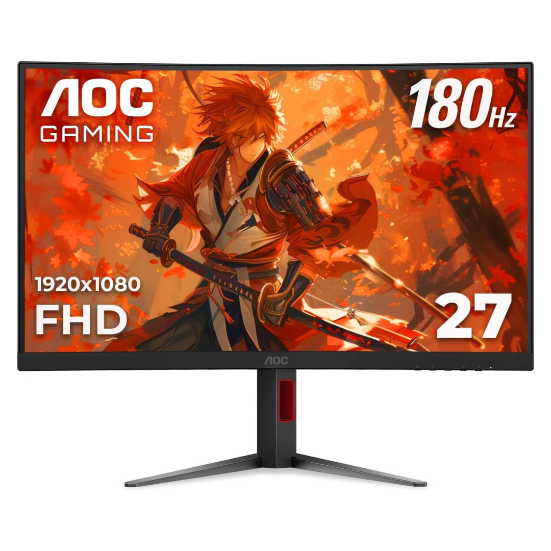 27" AOC C27G4H Curved WUXGA 180Hz 1ms Freesync Gaming Monitor