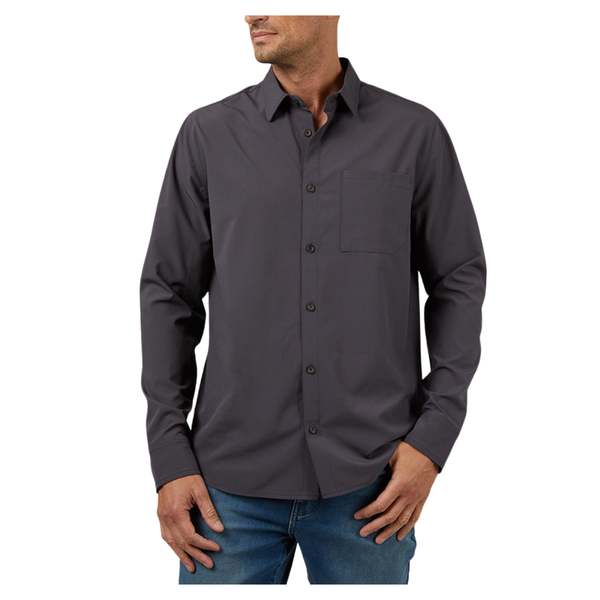 32 Degrees Men's Casual Long Sleeve Dress Shirt