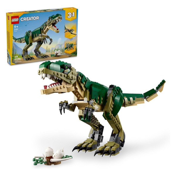 LEGO Creator 3-in-1 T-Rex Dinosaur Toy (31151)