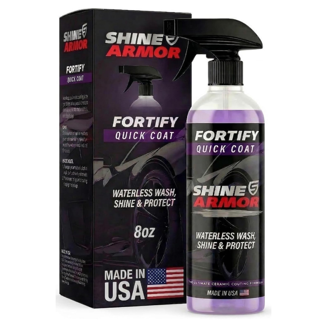 8-Oz Shine Armor 3-in-1 Ceramic Waterless Car Wash & Detailer Spray