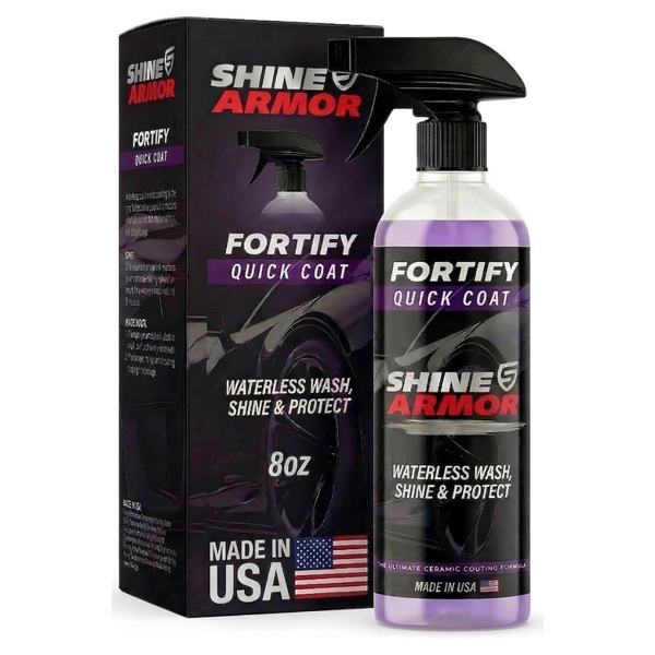 8-Oz Shine Armor 3-in-1 Ceramic Waterless Car Wash & Detailer Spray