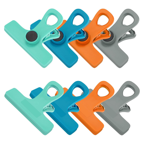 8-Piece TACGEA Chip Clips With Air Tight Seal (Multicolor Only)