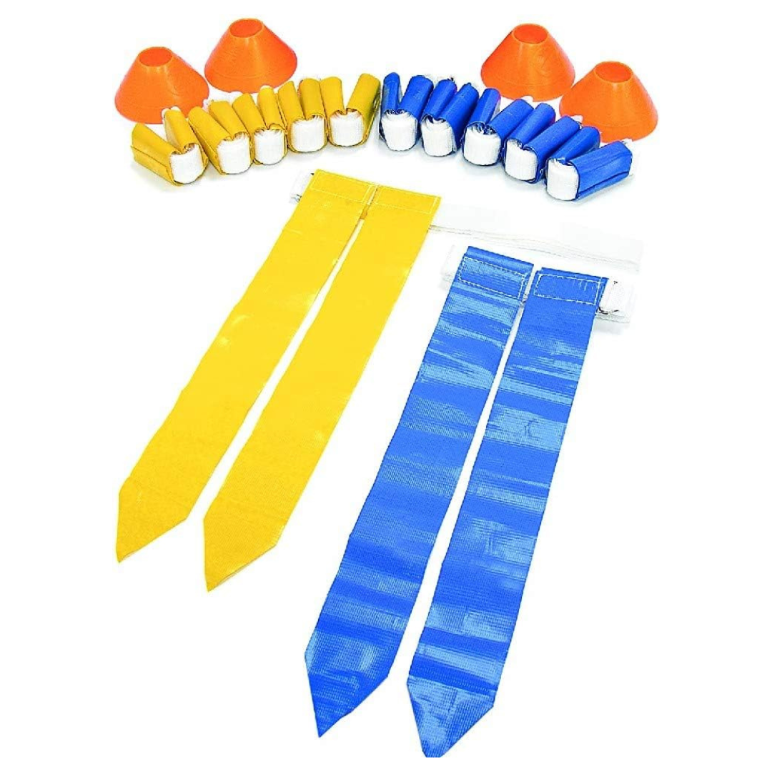 SKLZ Flag Football 10-Player Deluxe Set With Flags, Belts, And Cones