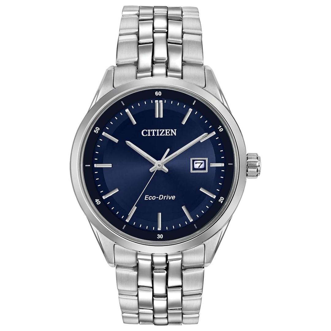 41mm Citizen Men's Classic Addysen Eco-Drive Sapphire Crystal Watch (Blue Dial)