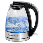 1L Hamilton Beach 1500W Glass Electric Tea Kettle