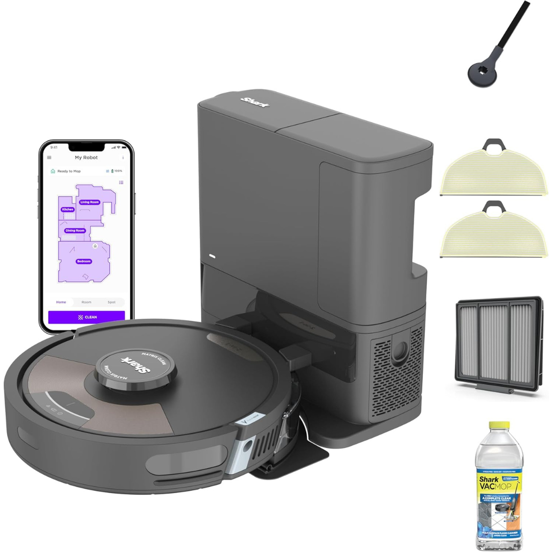 Shark Matrix Plus 2-in-1 Robot Vacuum & Mop With Sonic Mopping