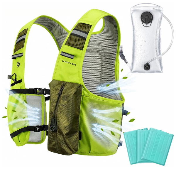 Cooling Hydration Vest With 2L BPA-Free Water Bladder (Various)