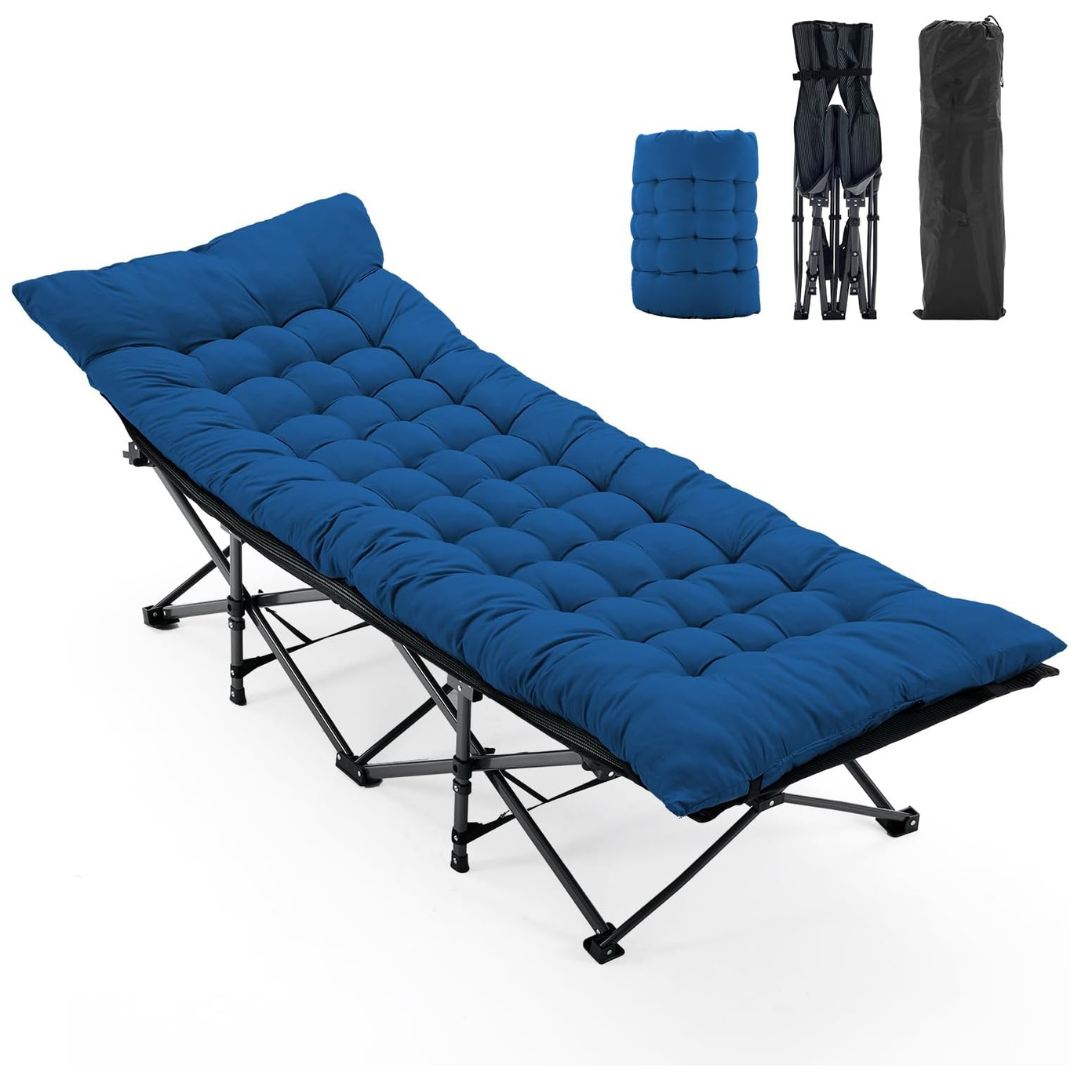 OLIXIS 3.5'' Cushion Folding Rollaway Portable Camping Bed