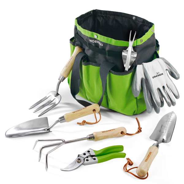 8-Piece Stainless Steel Heavy Duty Garden Tools Set