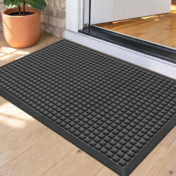 29.5" x 17" Non-Slip Rubber Backing Waterproof Door Mat (Various)