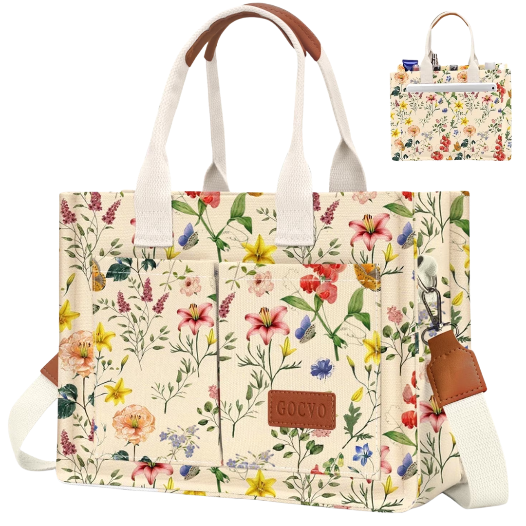 Gocvo Canvas Tote Bag For Women (Various)