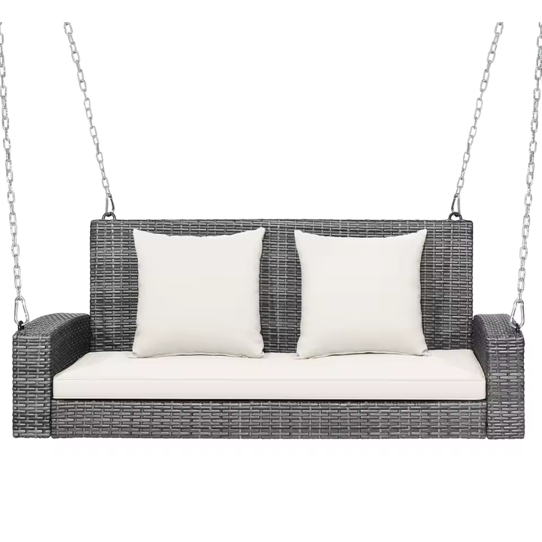 2-Person Cushioned Porch Swing