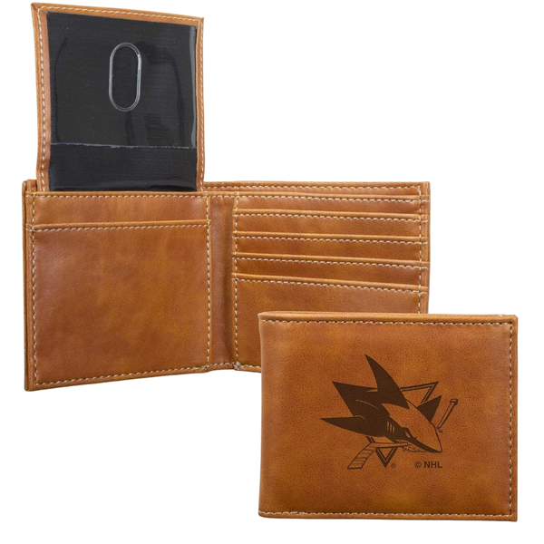 NHL Rico Industries Laser Engraved Billfold Wallet