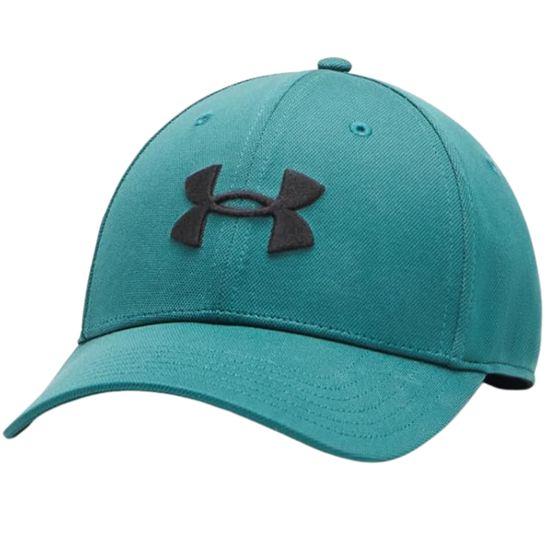 Under Armour Men's UA Blitzing Baseball Stretch Fit Cap (Rack Green/Black)