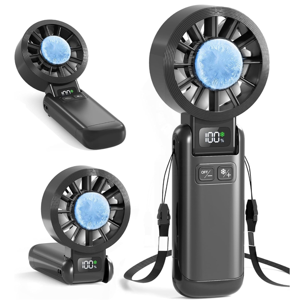 5-Speed Rechargeable Handheld Fan