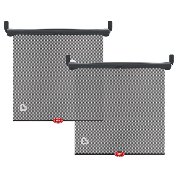 2-Pack Munchkin Brica 17" X 14" Car Window Roller Shade