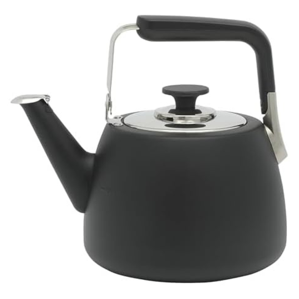2 QT Sur La Table Large Heavy Gauge Stainless Steel Tea Kettle