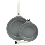 8" & 10" Sur La Table Aluminum Detachable Handle Skillet Fry Pan Set