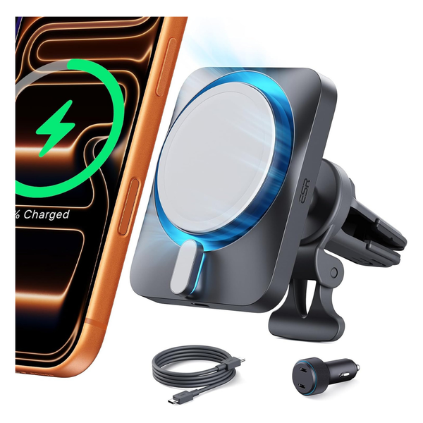 ESRESR 15W MagSafe Car Mount Charger With CryoBoost  15W MagSafe Car Mount Charger With CryoBoost