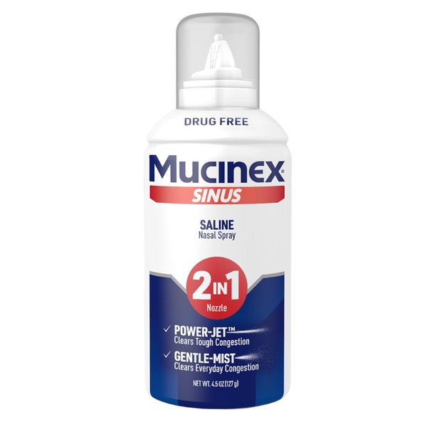 4.5-Oz Mucinex Sinus Saline Nasal Spray & Sinus Rinse