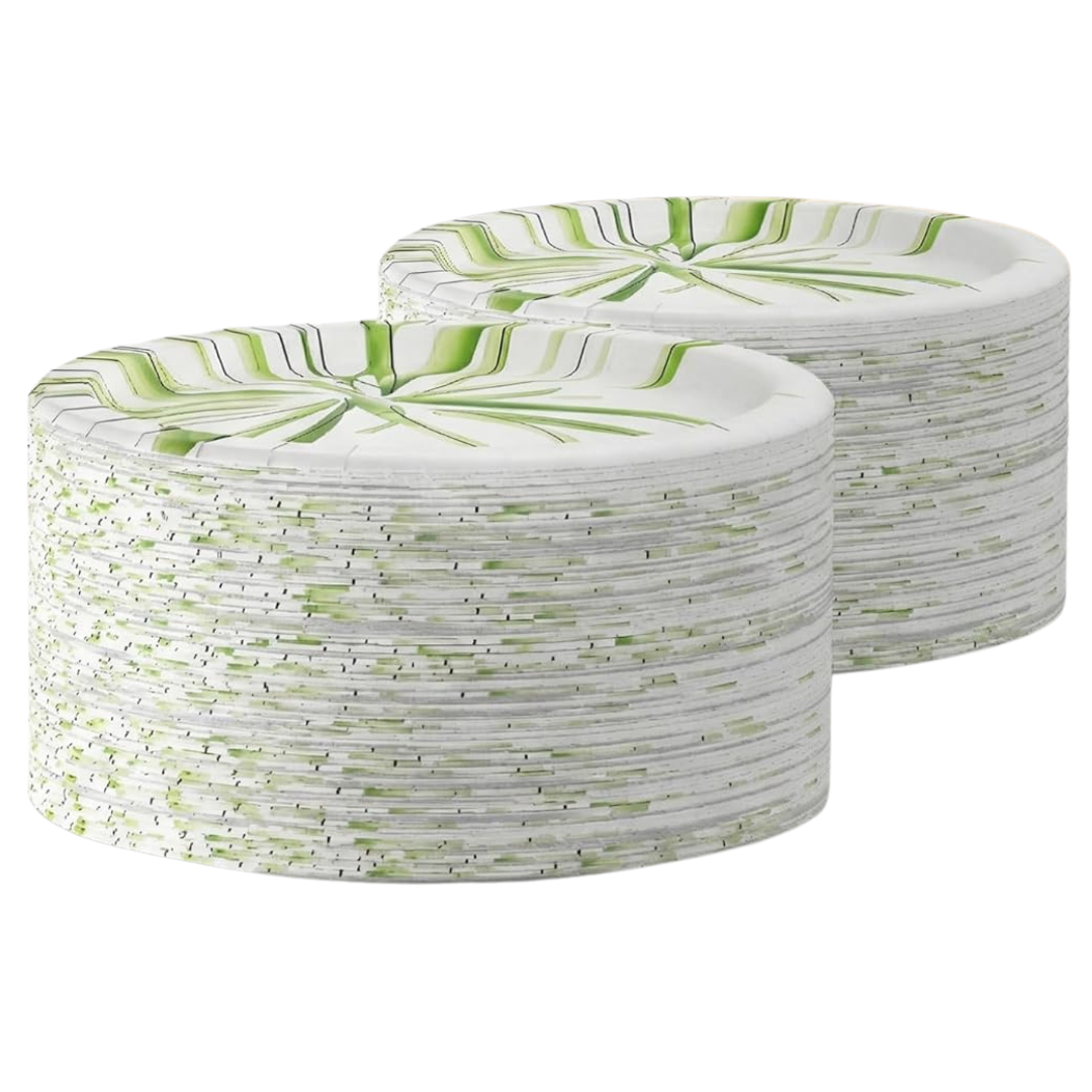 200-Count 8.62" Amazon Basics Disposable Everyday Paper Plates