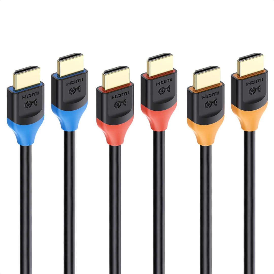 3-Pack 6.6' Cable Matters Certified 8K Ultra High Speed HDMI 2.1 Cables