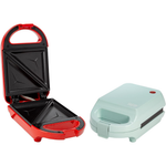 600W Tasty Dual Sided Nonstick Mini Sandwich Maker