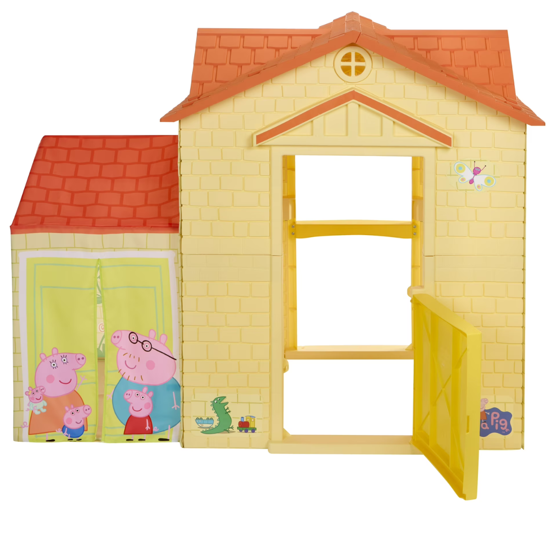 Little Tikes Peppa Pig Playhouse Indoor & Outdoor W/ Working Doors & Tunnel