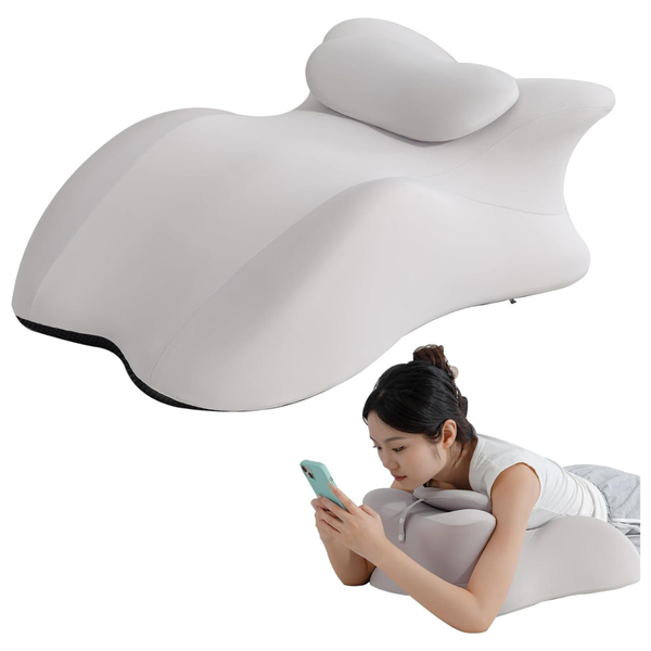 SheRest Memory Foam Adjustable Headrest Reading Pillow