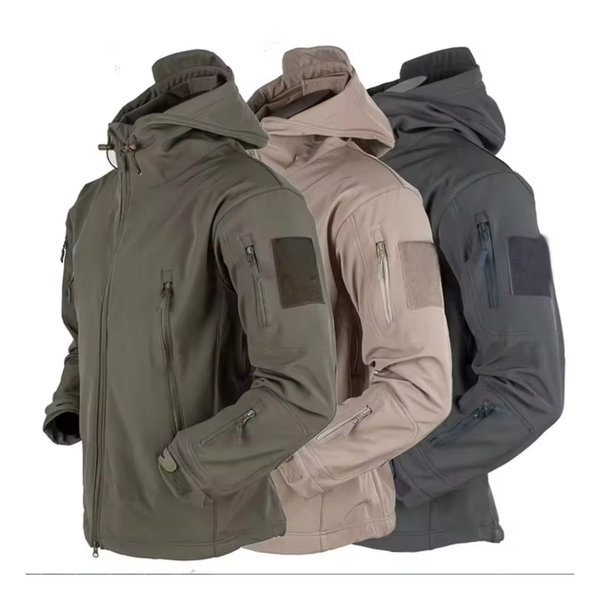 Men's Military Tactical Windproof Soft Shell Jacket