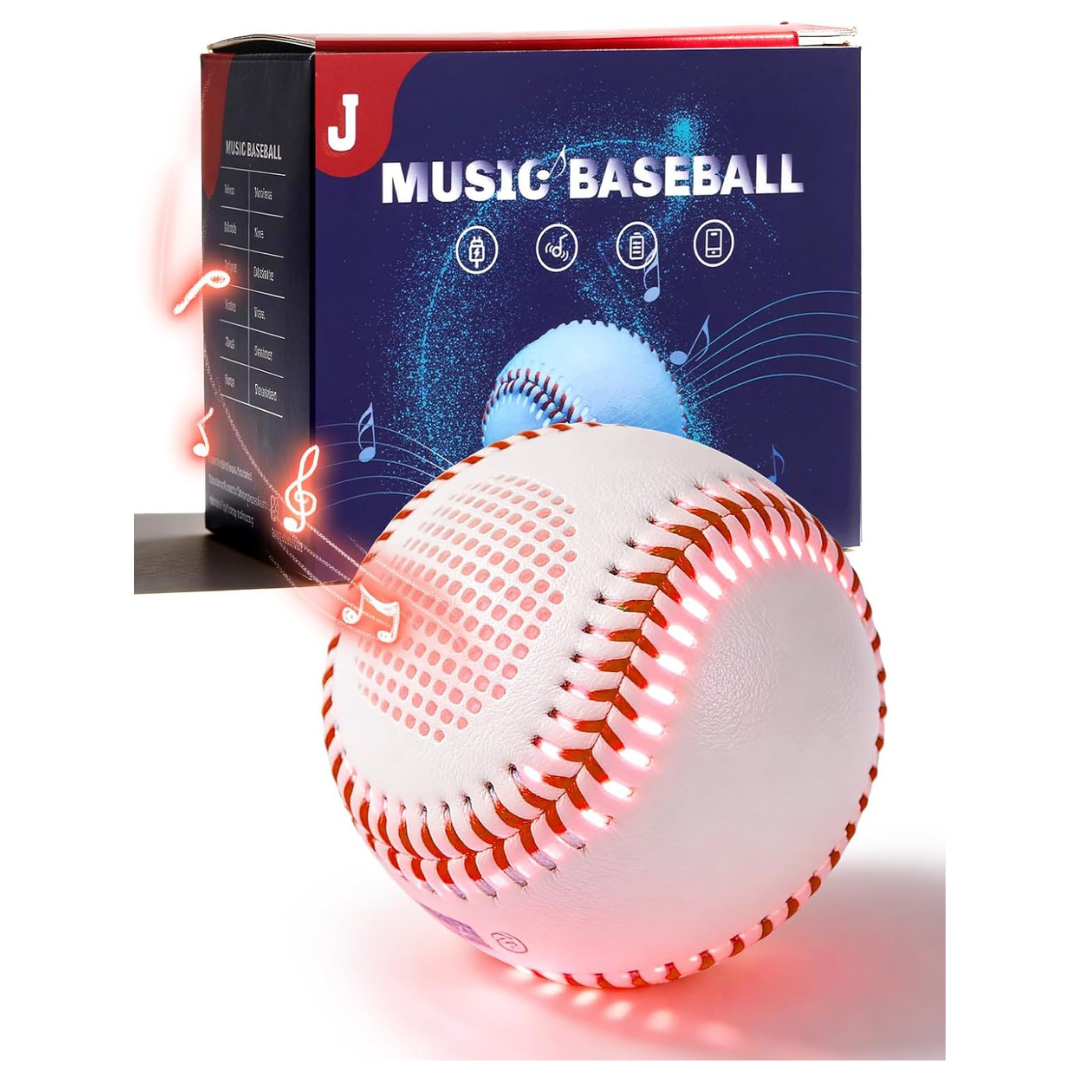 Aiyundi Glow In The Dark Baseball With Bluetooth Speaker